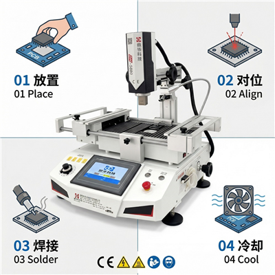 Spajkalna postaja z vročim zrakom